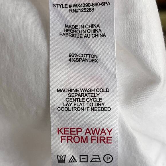 Jason Wu Women's White Classic Button Down Shirt Size S - Picture 7 of 7